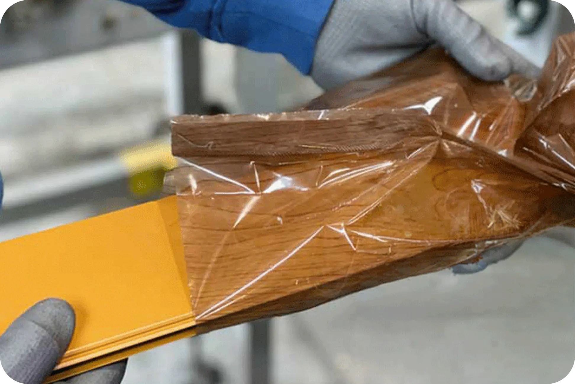 Wood sublimation wrap process
